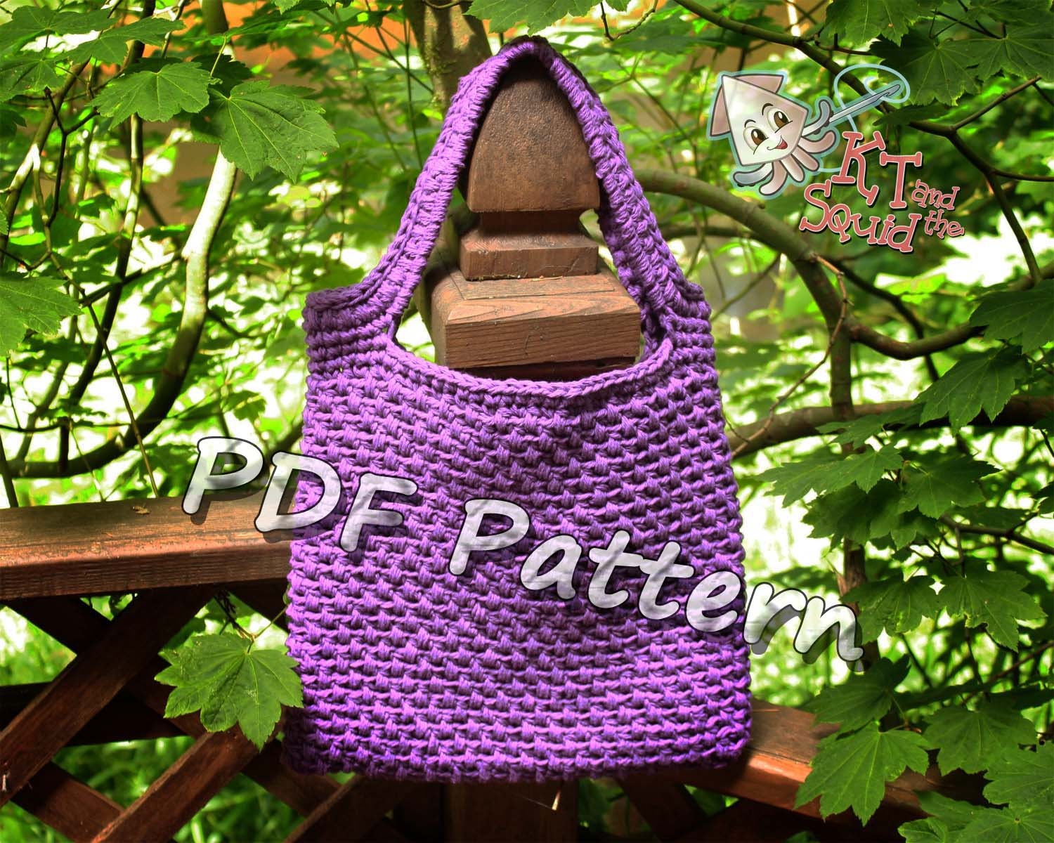 Crochet bag pattern Crochet tote pattern purse pattern
