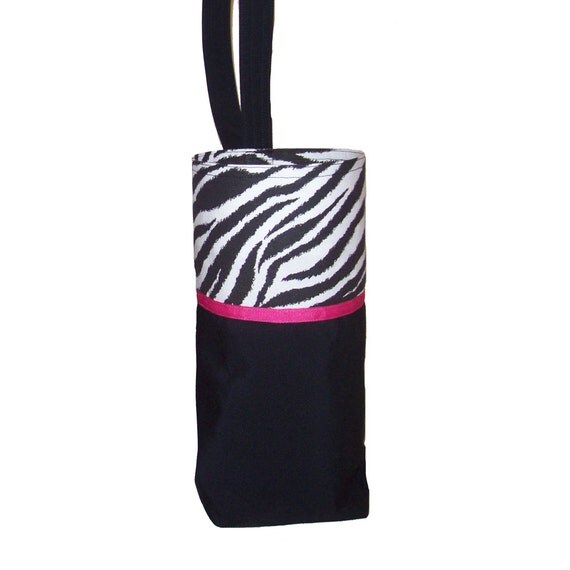 Items similar to Car Trash Bag with in zebra print with recycled bottle