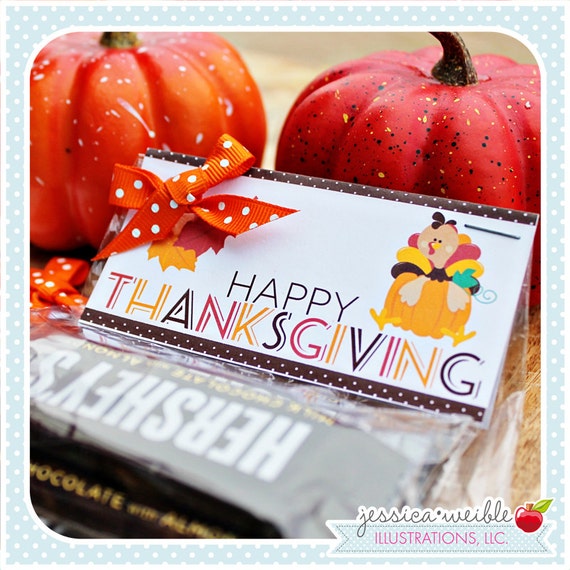 Happy Thanksgiving Bag Toppers - Mr Gobble Theme - Thanksgiving Printable - Thanksgiving Gift Bag Topper - Turkey Bag Topper Il_570xn