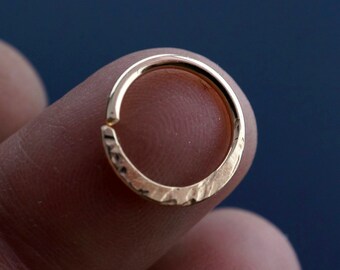 SEPTUM RING - Cartilage hoop. 16g nose ring - earring - 12mm hoop - endless nipple ring - nose - belly button - hoop No.00503