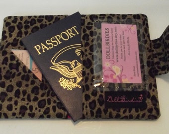Dollbirdies Small Passport Wallet Cover with I.D. Window