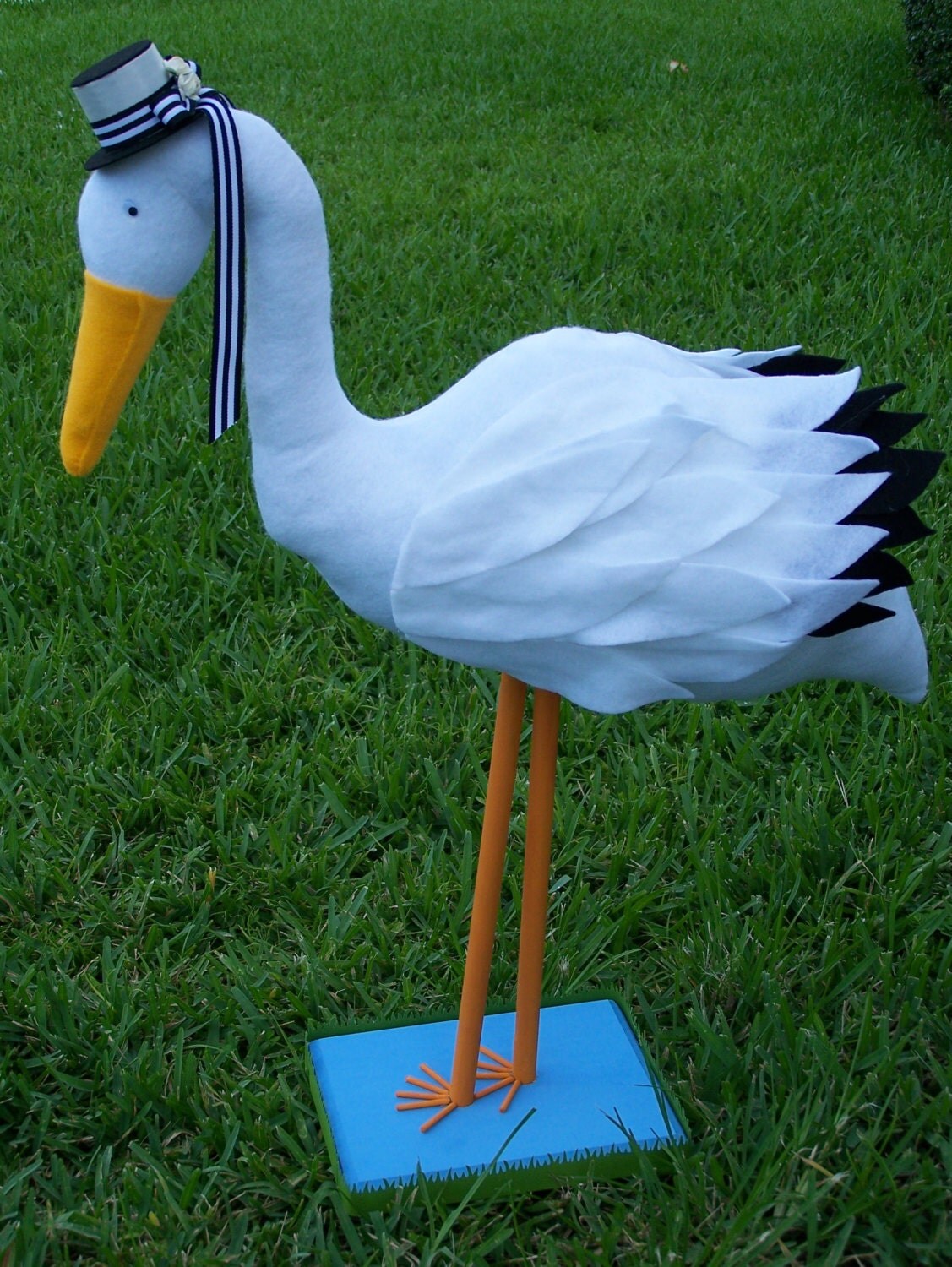 Stork Baby Shower Centerpiece