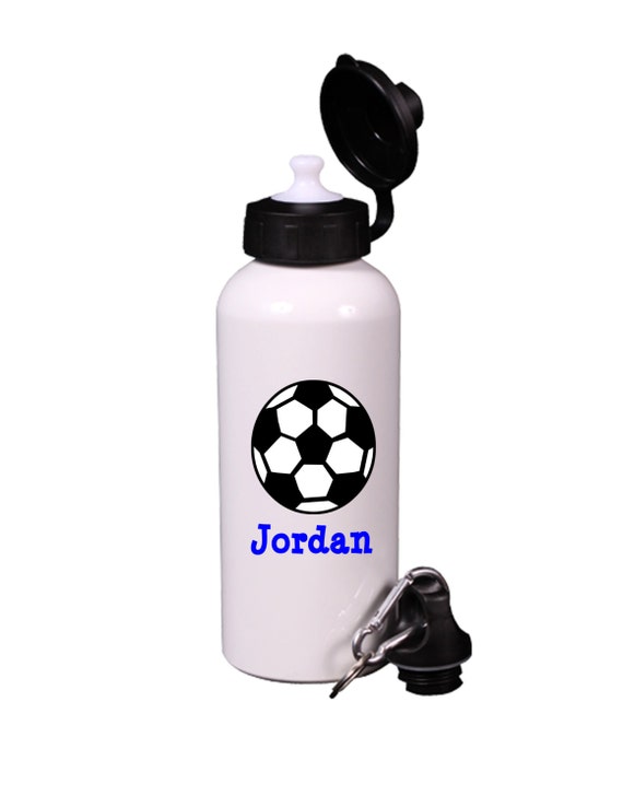 Personalized Soccer Ball Water Bottle BPA Free by OneWhimsyChick