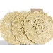 Gold Foil Medallion Doilies / Set of 12