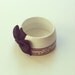 StayGoldMaryRose - Stunning scattered oriental flower pattern tea cup bracelet with pastel yellow handmade satin bow.