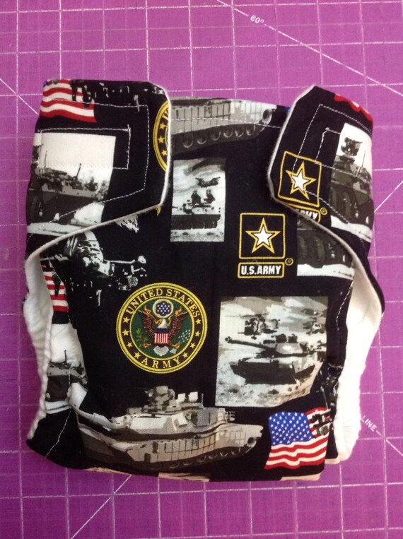 United States Army Inspired Cloth Diapers/Diaper Cover