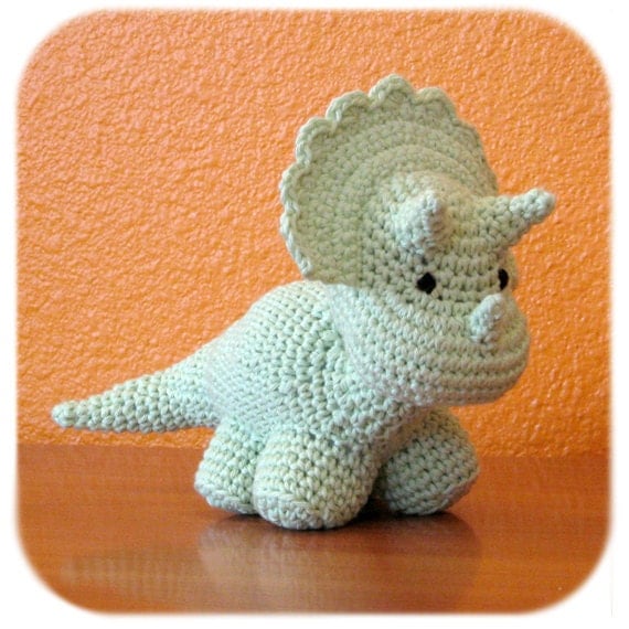 crochet dino plush