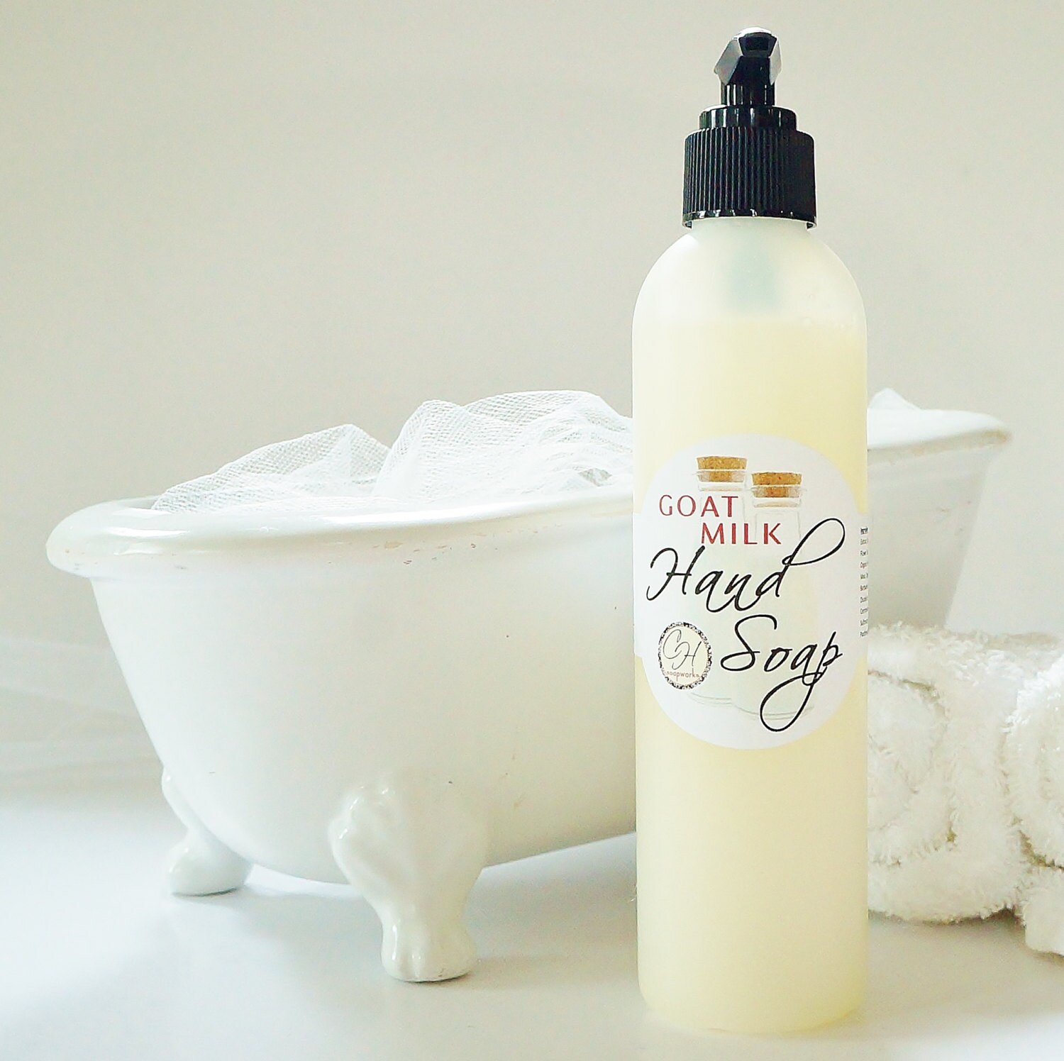 CHOOSE 3 & SAVE Goat Milk Liquid Hand Soaps 8 oz by crimsonhill