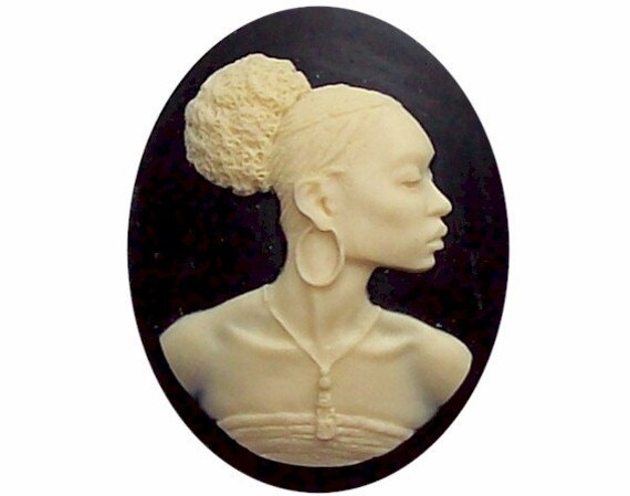 2015 Trends African Cameo Black History Ethnic Sorority Jewelry african bead 30x40 Resin Black Cameo Jewelry Finding  547x 12 colors 3 sizes