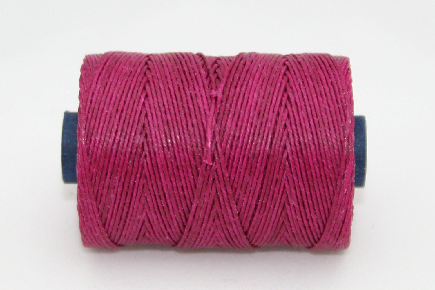 Waxed Irish Linen Thread Magenta 7 Ply Waxed Thread