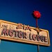 50% OFF SALE - Route 66 Zia Motor Lodge - Vintage Neon Sign - Graphic Wall Art - Albuquerque Breaking Bad Location - 11X14 Fine Art Print