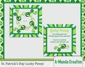 SALE!! 30% off!! St. Patrick's Day Lucky Penny Printable Instant Download Il_170x135
