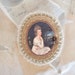 cameo brooch - handmade felt brooch - Lady Elizabeth Hamilton, Countess of Derby - neutral broche - neutral colors
