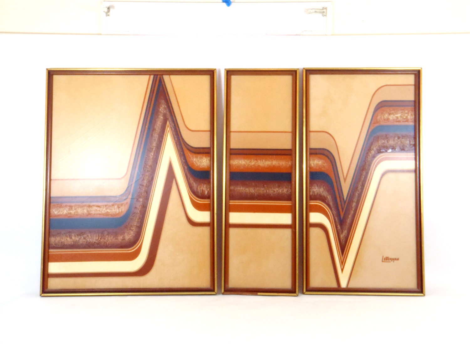 Letterman Painting Canvas Painting Extra Large Art Modernist 3