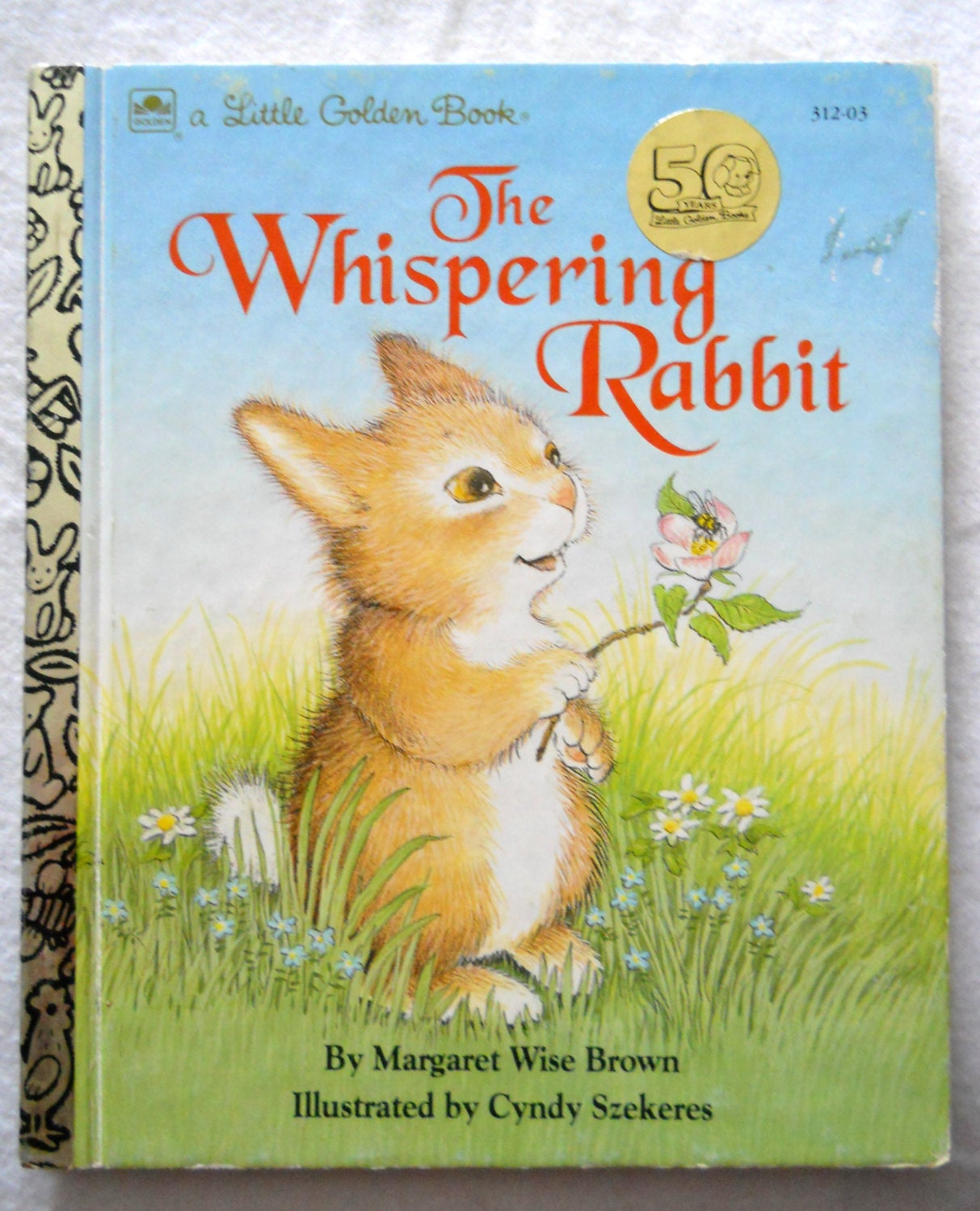 Vintage Little Golden Book The Whispering Rabbit The