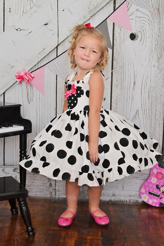 minnie mouse dress by SoSoHippo on Etsy