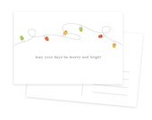Printable Christmas Post Card - Christmas Lights Il_170x135