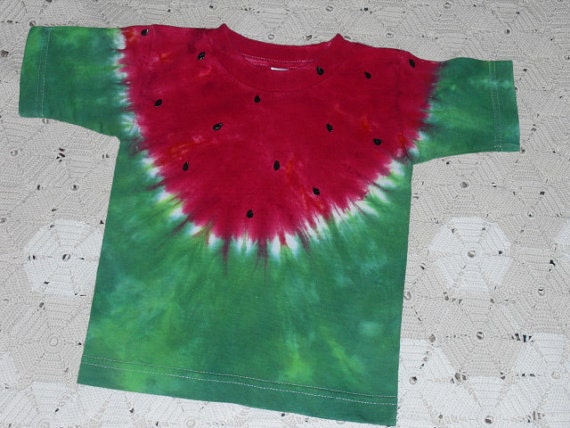 how to make a watermelon tie dye shirt