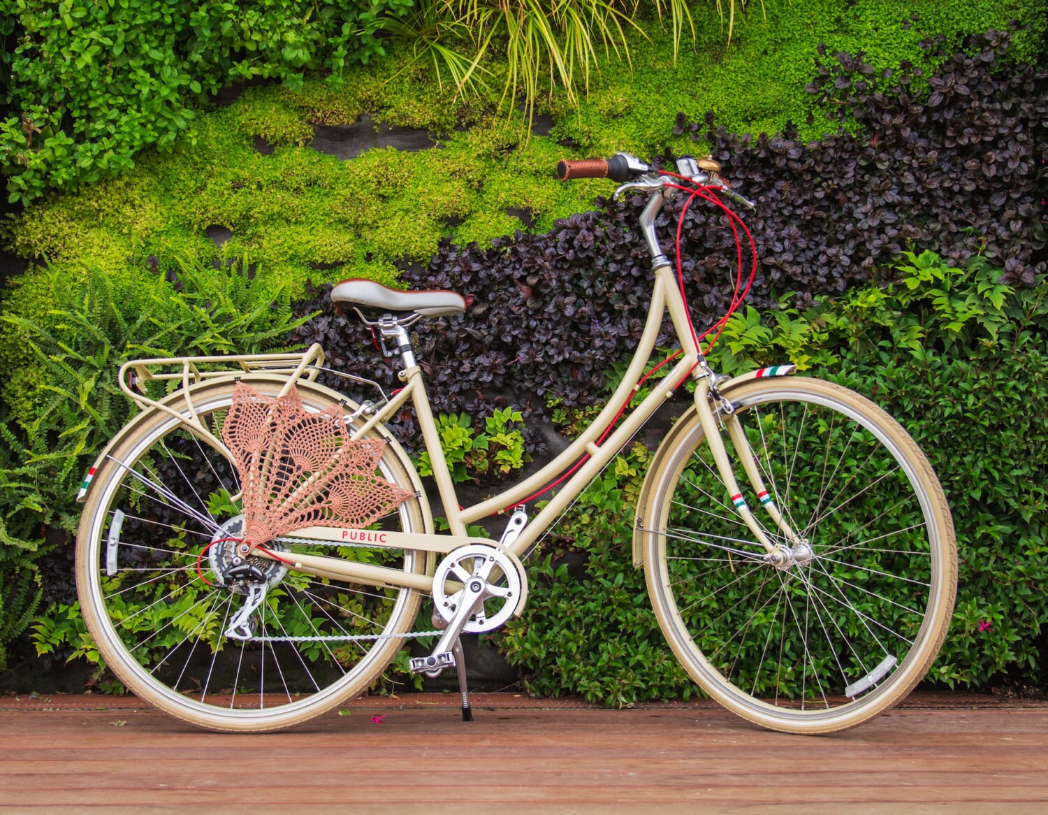 Crochet Bicycle Skirt Guard Dress Guard Bicycle by KnitsForLife