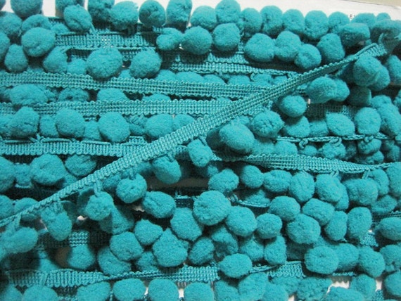 wholesale trim buy pom pom pom Trim pom trim, Lot, teal pom blue Wholesale, Trim, fringe, pom pom