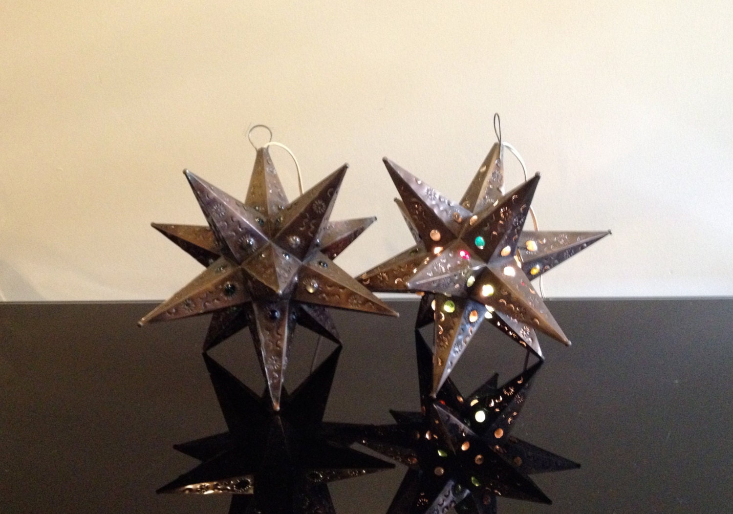 Metal Hanging Star Lights