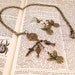 The Mortal Instruments Antique Bronze Charm Necklace and Earrings
