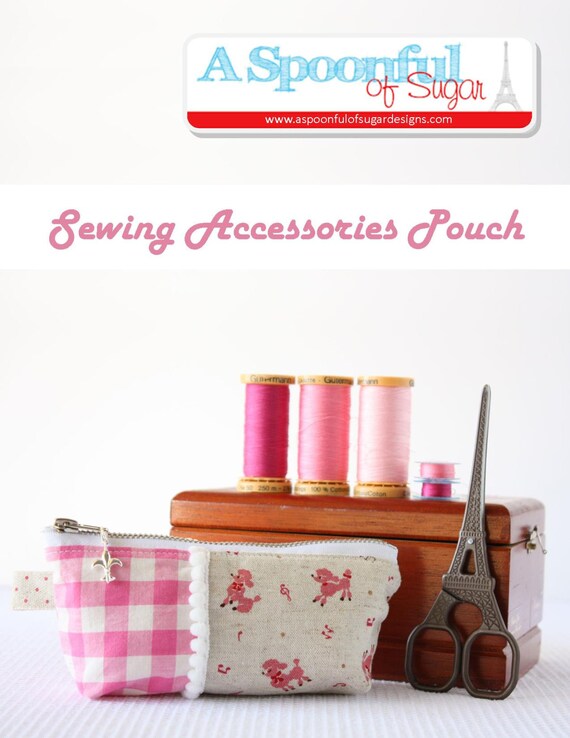 Items similar to Sewing Accessories Pouch PDF Sewing Pattern on Etsy