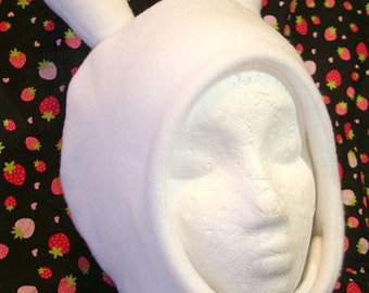 Fionna Adventure Time Bunny Hat Fleece Cosplay Fiona Costume Hood (can also make Finn)