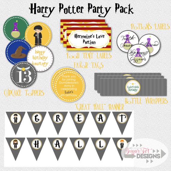 Harry Potter Themed Birthday Party Great Hall by SugarTotDesigns