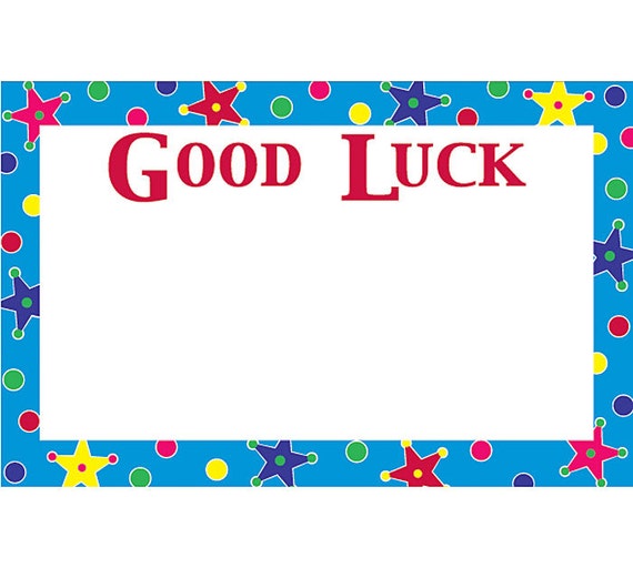 50-good-luck-stars-polka-dots-florist-blank