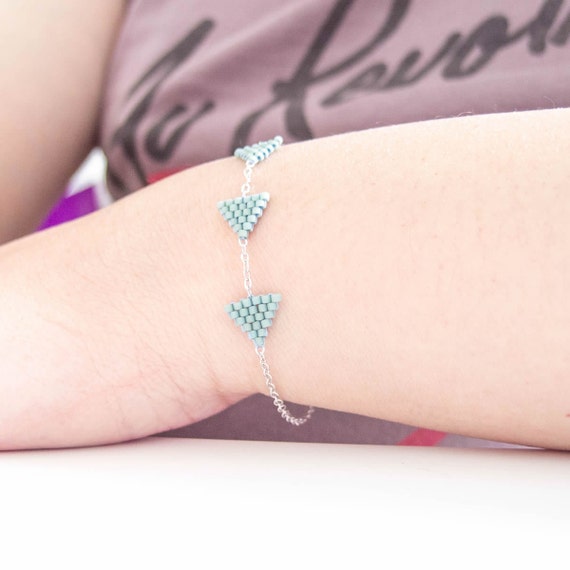 JeannieRichard 3riangle Bracelet in Mint