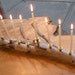 Hanukkah Wood Menorah - White Birch - Hand-crafted from Reclaimed Wood by Jonathan Winfisky