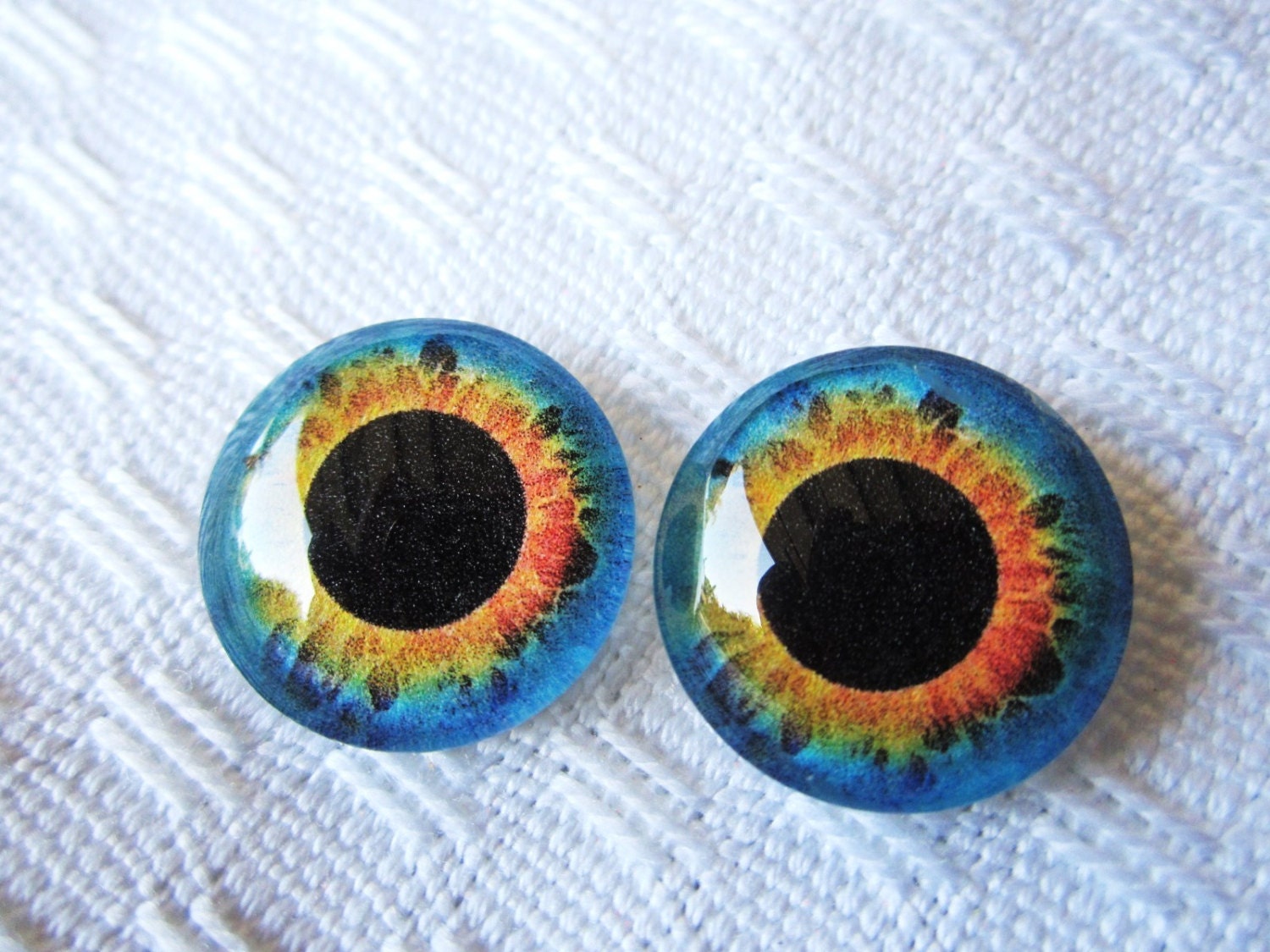 16mm glass eyes for jewelry making craft supplies and dolls