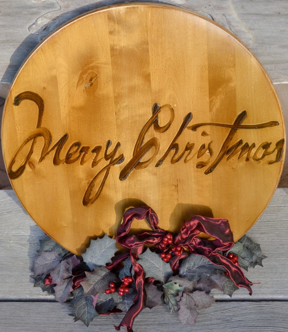 Items similar to MERRY CHRISTMAS cheese board personalized cheese