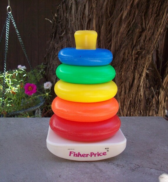 fisher price light up stacking rings