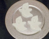 24 Edible Gumpaste Halloween Ghosts Cupcake Toppers