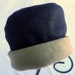 Fleece Hat, Roll Brim Hat, Black Hat, Sage Hat, Green Hat, Soft and Warm Hat