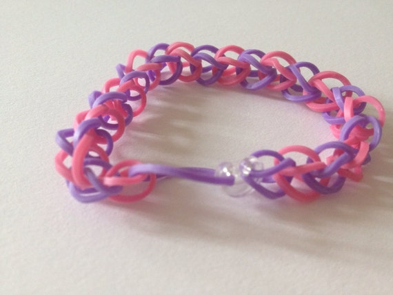 Items similar to Princess - Single Rainbow Loom Bracelet on Etsy