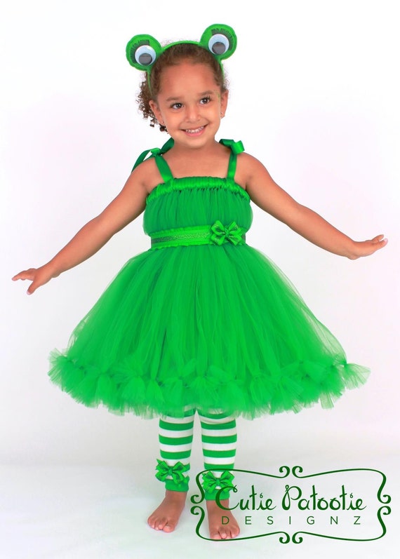 outfit | Frog costume, Fancy dress tutu, Tutu dress