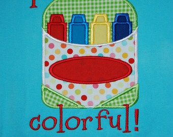 etsy crayon shirt