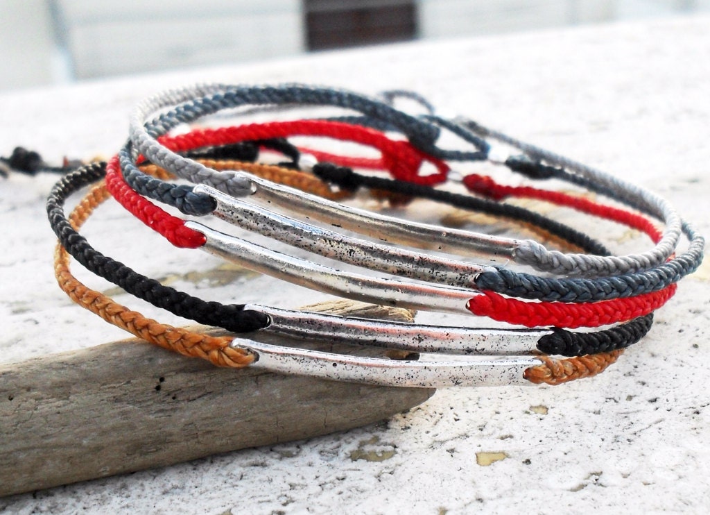 Mens bracelet friendship bracelet red string bracelet nylon