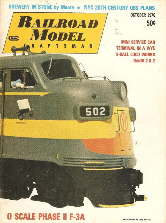 Items similar to Railroad Model Craftsman Magazine October 