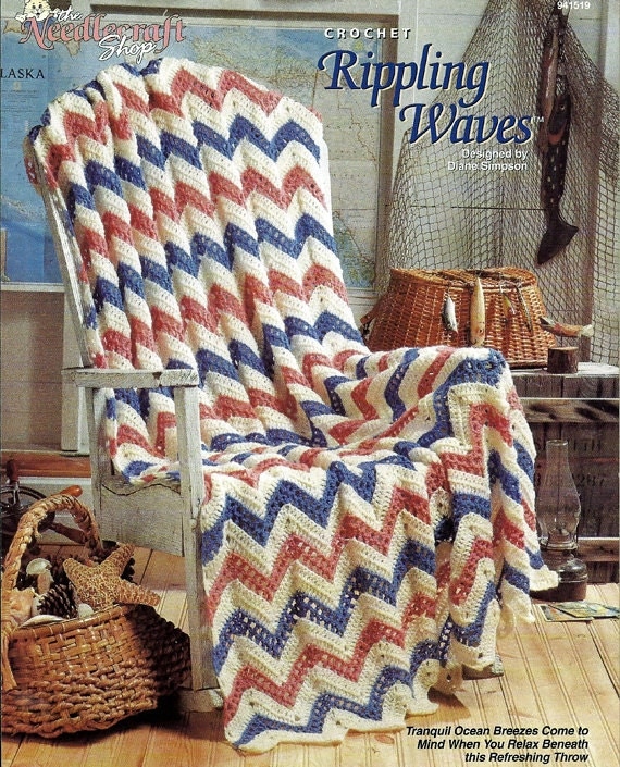 free ocean waves afghan crochet pattern