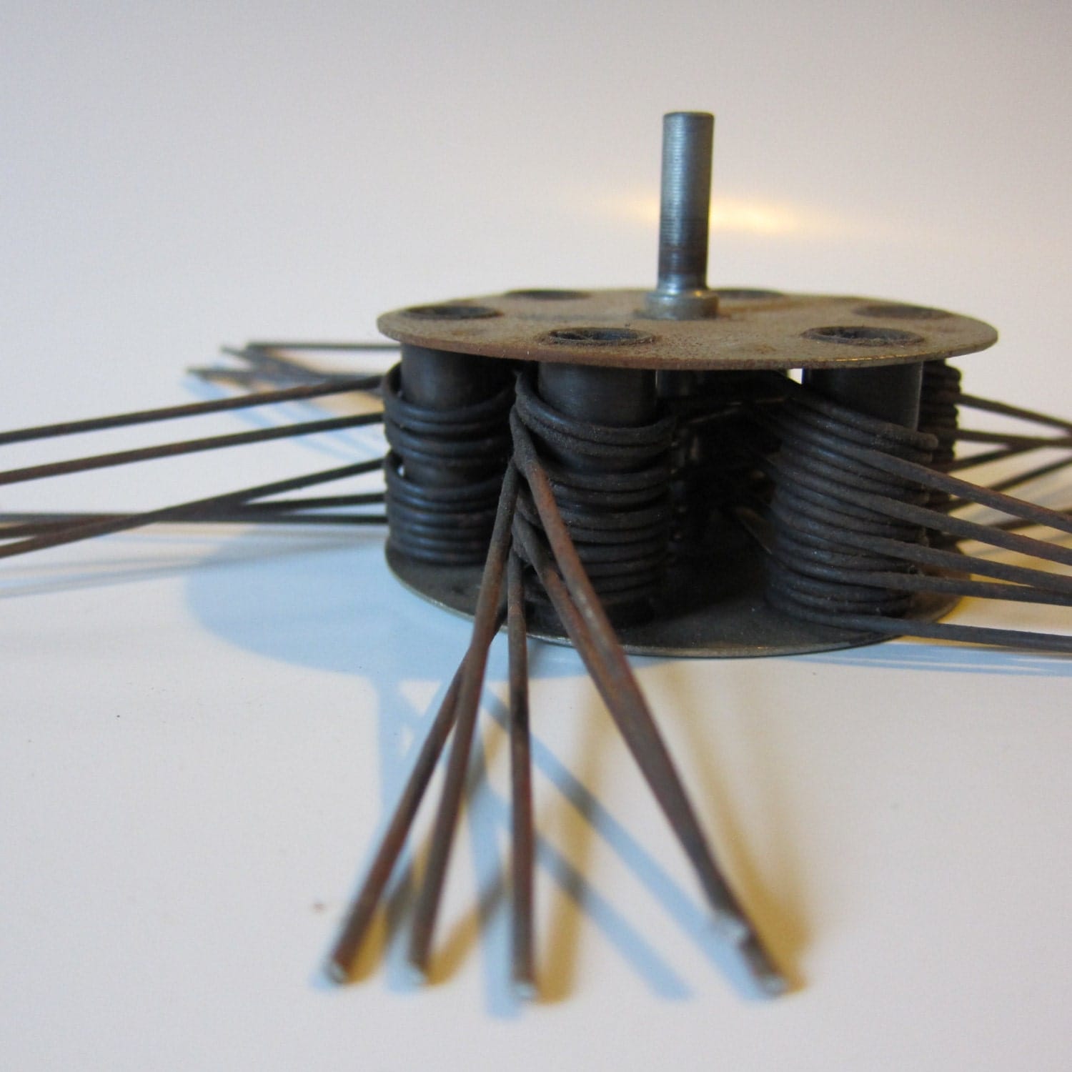 vintage metal and wire paint stripper object by GoodyPieVintage