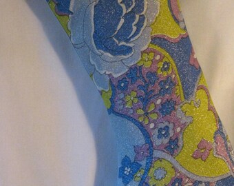 Handmade Art Deco metallic Christmas stocking