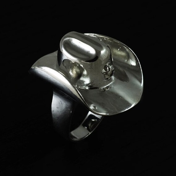 Hat Ring Cowboy Hat Ring Cowboy Ring 925 Cowboy by handplayart