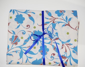 Pack n Play Sheet - Fitted Cotton Playard Sheet - Blue