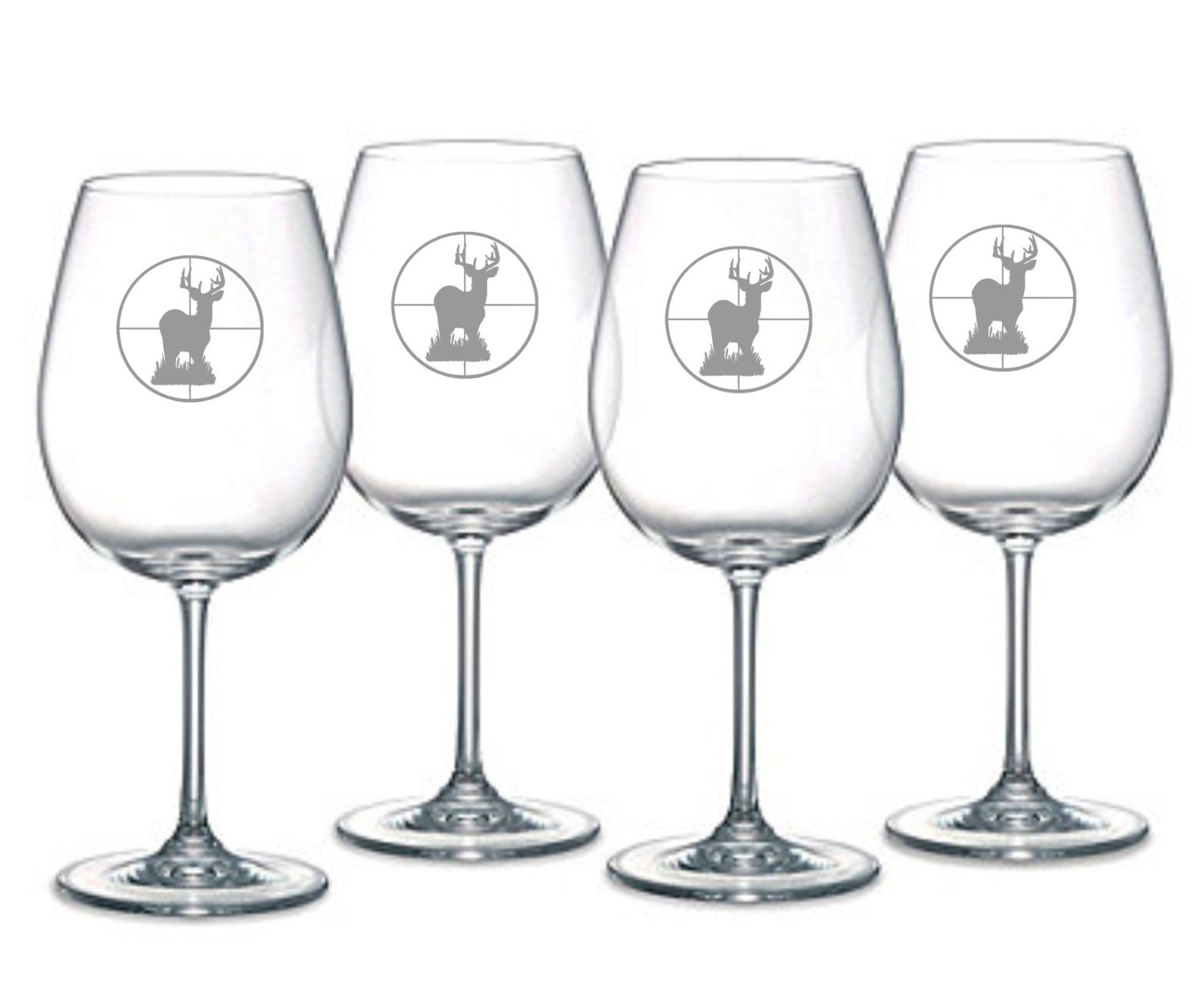 Deer Target Choice of Pilsner Beer Mug Pub Wine Glass