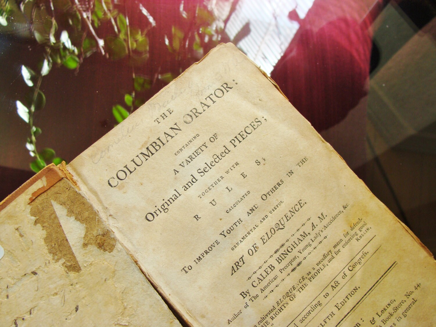 The Columbian Orator by Caleb Bingham 1810