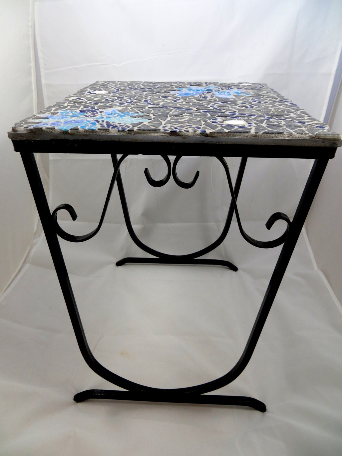 Mosaic side table indoor or outdoor